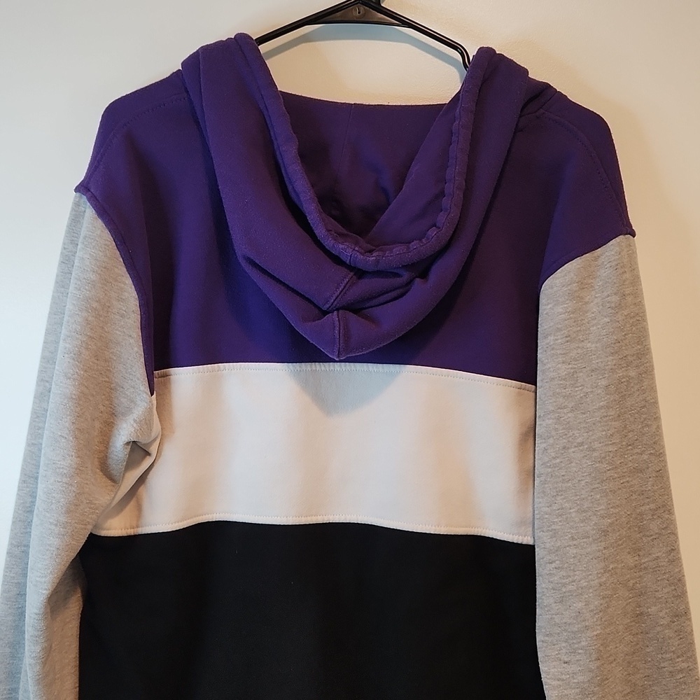Official NBA Los Angeles Lakers Colorblock 1/4 Hoodie Pullover Men's Sz S NICE! - Picture 11 of 14